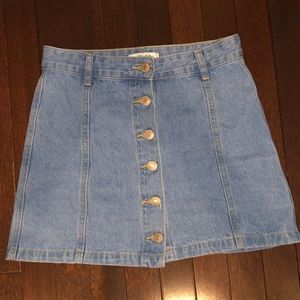 2/$20 forever 21 denim skirt